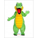 New Green Alligator Mascot Costume