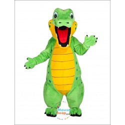 New Green Alligator Mascot Costume