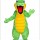 New Green Alligator Mascot Costume