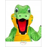 New Green Alligator Mascot Costume