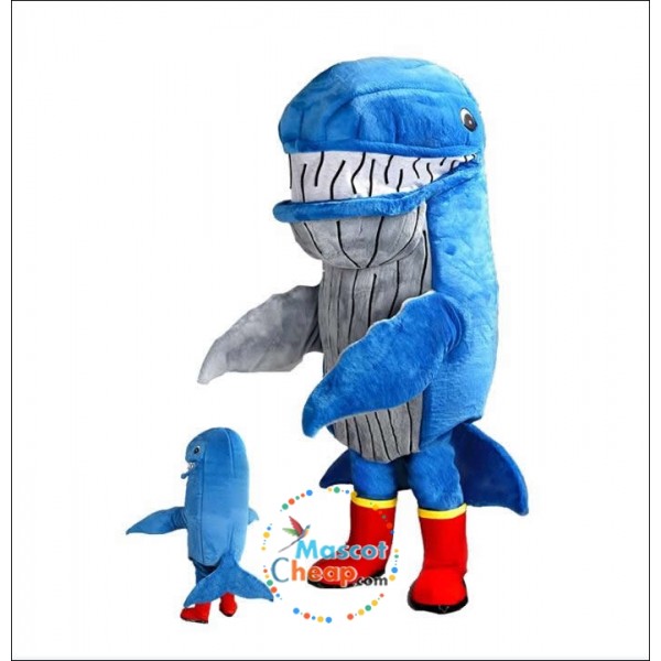 Whale Mascot Costume Free Shipping