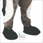 brown cow mascot costume