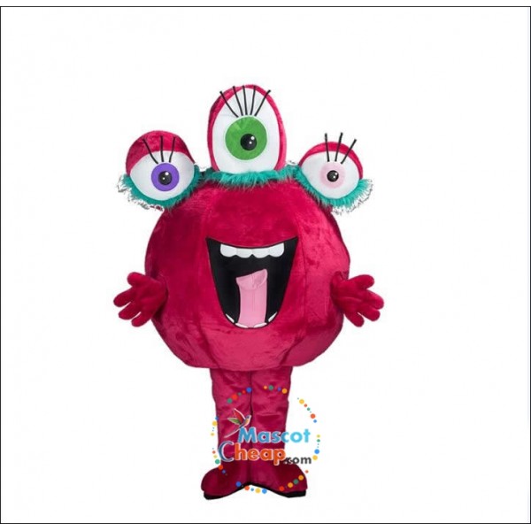 Pink martian Mascot Costume