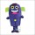 Purple martian Mascot Costume