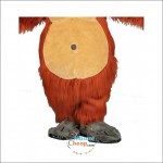 Long Plush Orangutan Mascot Costume