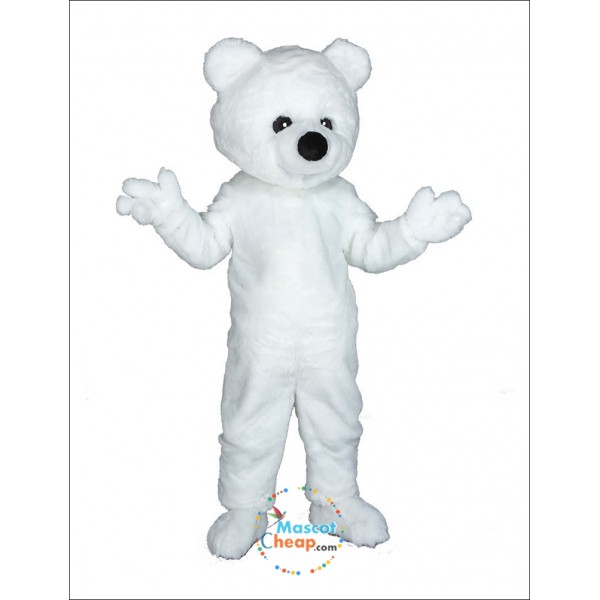 White bear Mascot Costume