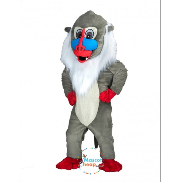 Gray Monkey Mascot Costume