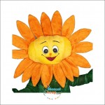 Sunflower Mascot Costume
