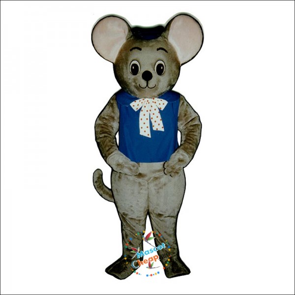 Maxi Mouse With Vest And Hat Mascot Costume