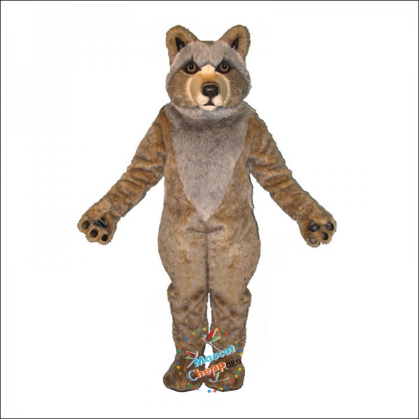Mexican Grey Wolf Mascot Costume