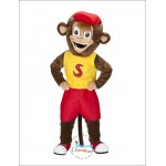 Cute Happy Monkey Mascot Costume