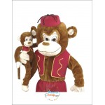 Happy Monkey Mascot Costume