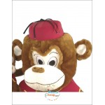 Happy Monkey Mascot Costume