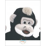 Black Monkey Mascot Costume