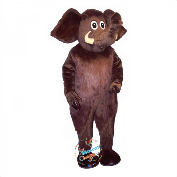 Monty Mammoth Mascot Costume