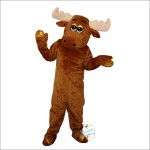 Moose Elk Wapiti Deer Cartoon Mascot Costume