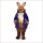 Mr. Brown Bunny Mascot Costume
