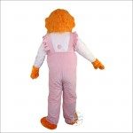Ms. Orange Bear Mascot Costume