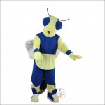 Muscle bee Mascot Costume