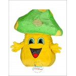 Happy Mushroom Mascot Costume