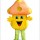 Lovely Mushroom Mascot Costume