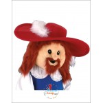 Musketeer Aramis mascot costume