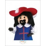 Musketeer Porthos mascot costume