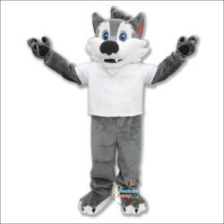 Naughty Wolf Mascot Costume