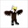 New Happy Eagle Mascot Costume