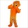 Orange Bear Mascot Costume