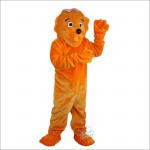 Orange Bear Mascot Costume