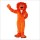 Orange Lion Cartoon Mascot Costume