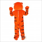 Orange Tiger Cartoon Mascot Costume
