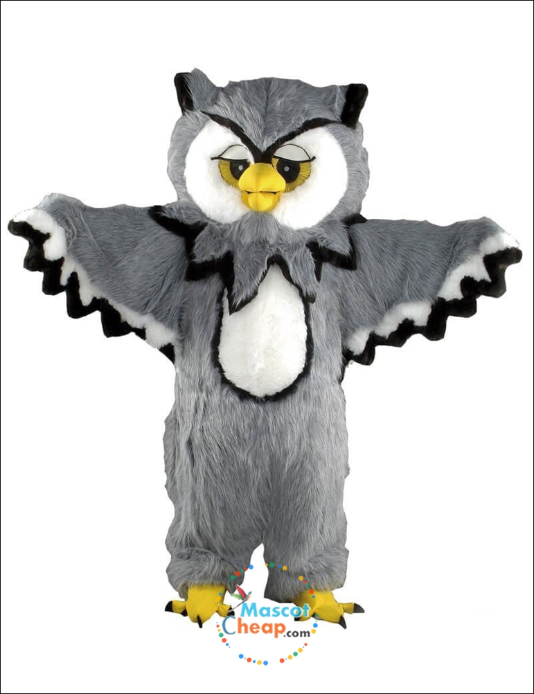 Plush Owl Mascot Costume