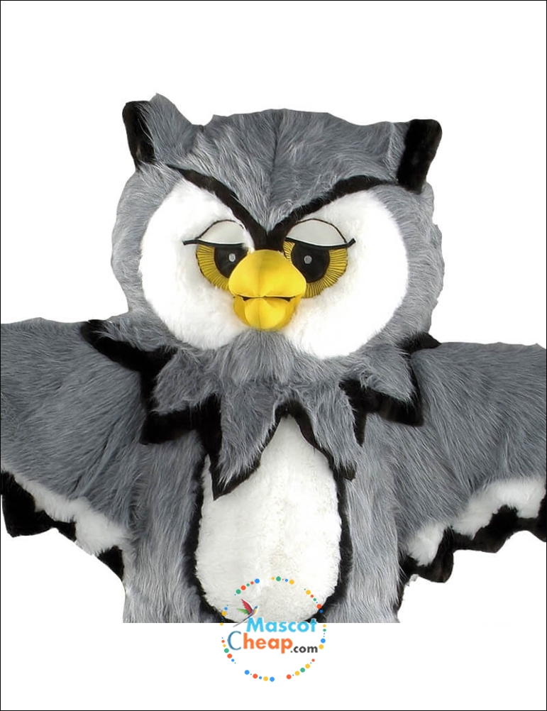 Plush Owl Mascot Costume