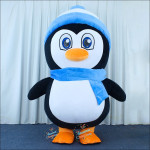 Penguin Blue Inflatable Mascot Costume