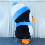 Penguin Blue Inflatable Mascot Costume