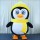 Penguin Yellow Inflatable Mascot Costume