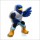 College Blue Falcon Mascot Costume