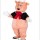 Cute Friendly Pig Mascot Costume