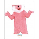 Pink Bunny Mascot Costume