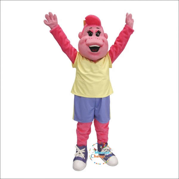 Pink Charming Lady Monkey Mascot Costume