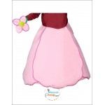 Cute Pink flowers Mascot Costume