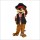 Pirate Handsome Monkey Mascot Costume