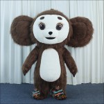 Plush Big Eared Monkey Inflatable Mascot Costume