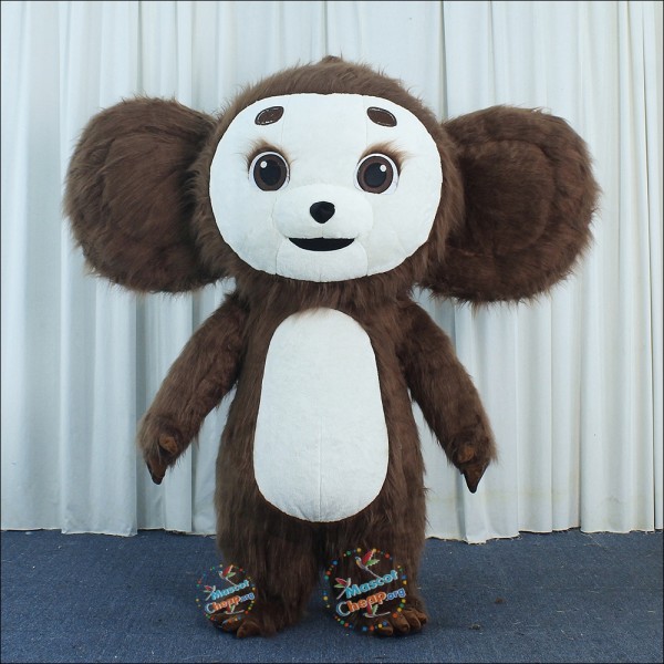 Plush Big Eared Monkey Inflatable Mascot Costume Plush Big Eared Monkey Inflatable Mascot Costume