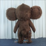 Plush Big Eared Monkey Inflatable Mascot Costume