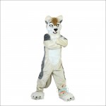 Plush Handsome Dog Mascot Costume