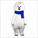 Polar Bear Mascot Costume