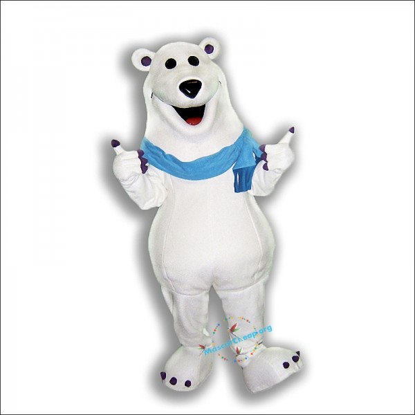 Polar Bear Mascot Costume